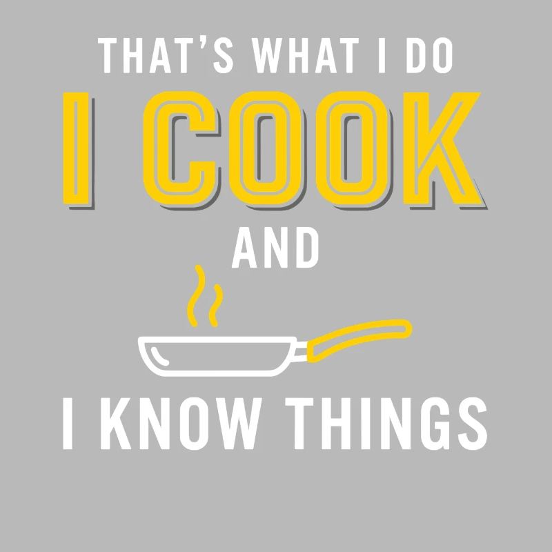 Cooking Is My Skill Kitchen Saying Design