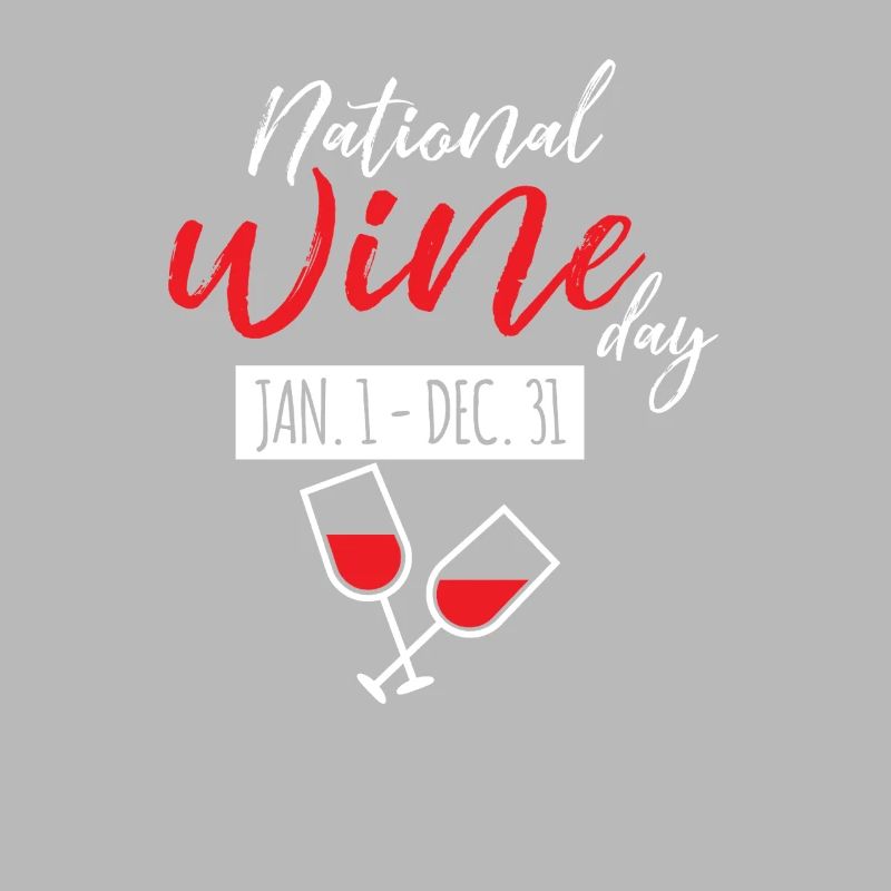 Conception de célébration de la Journée nationale du vin