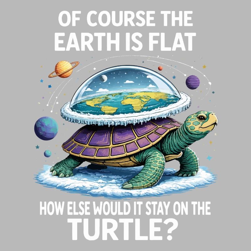 Turtle Flat-Earth Saying