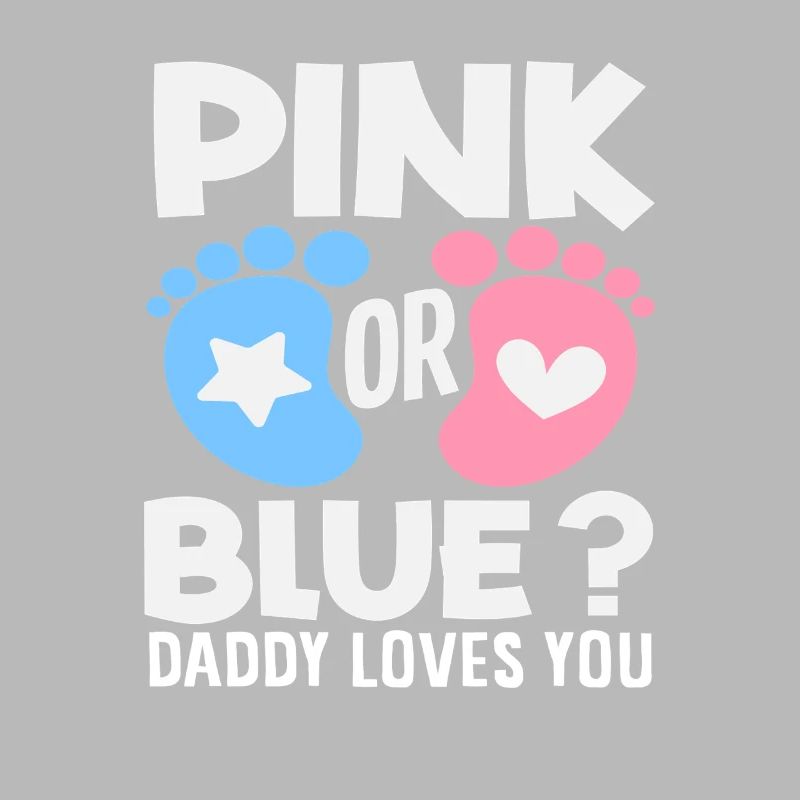 Pink Oder Blau Papa Liebt Dich Reveal