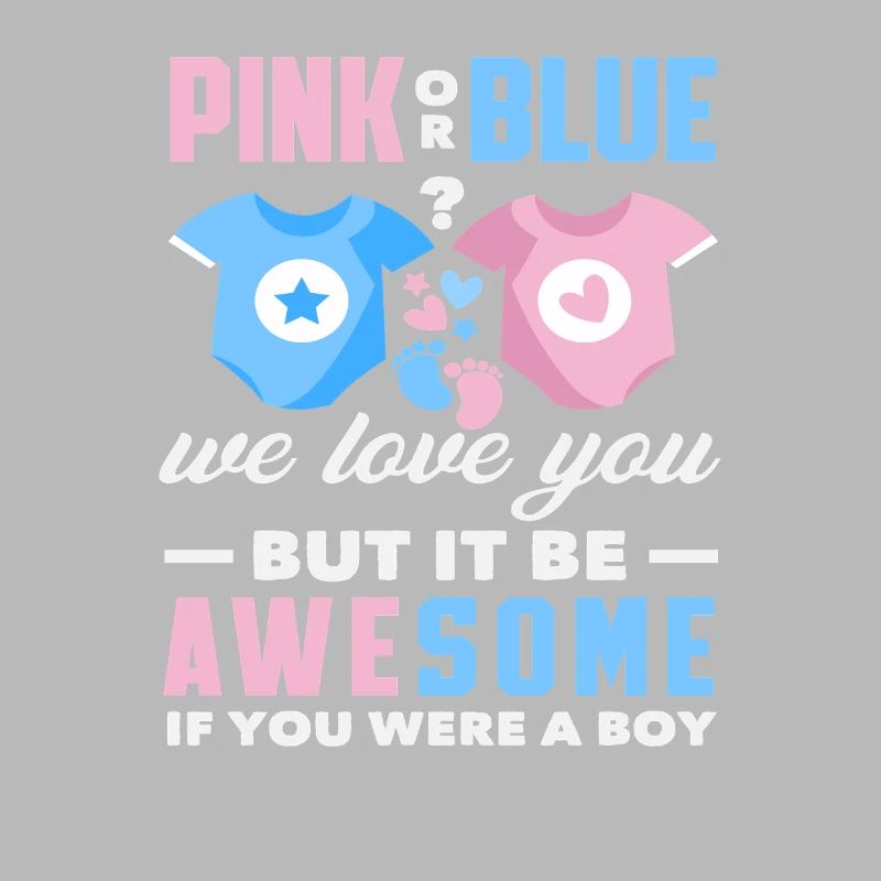 Pink Oder Blau Wäre Toll Wenn Junge