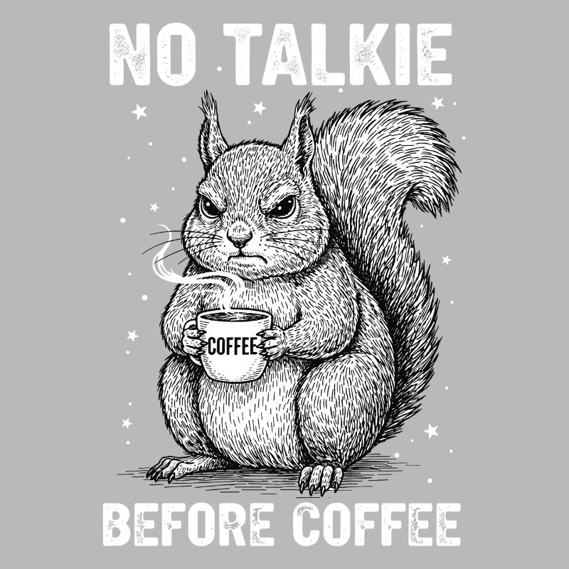Pas de conversation devant un écureuil amateur de café