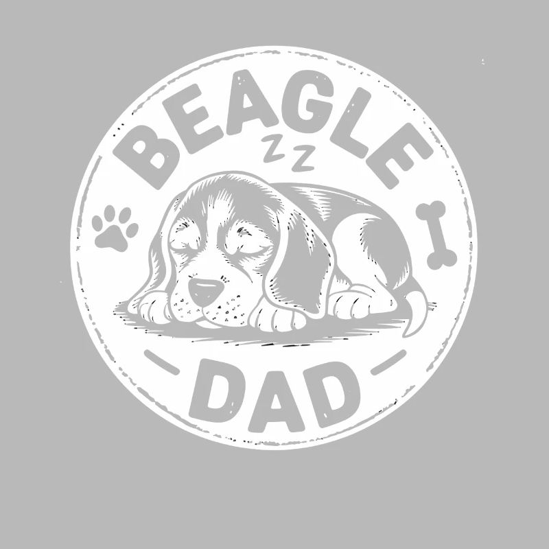 Beagle Dad Sleeping Beagle Dog Beagle Dad