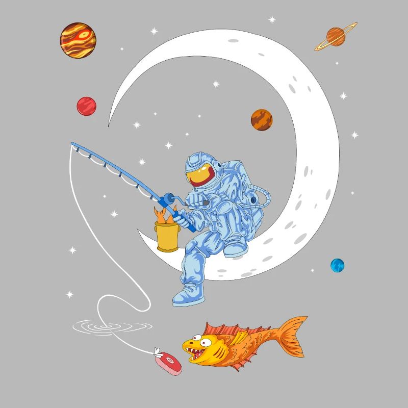 Chemise spatiale de pêche d’astronaute