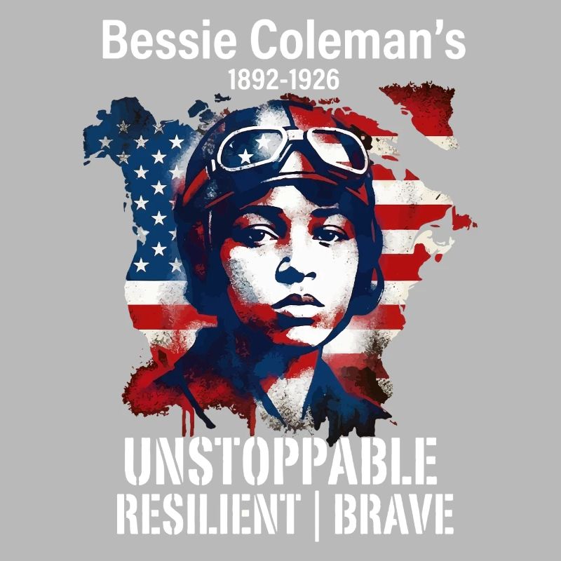 Bessie Coleman Mutig Luftfahrtpionierin