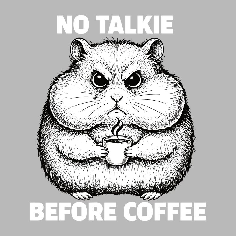 Pas de conversation devant un hamster amateur de café
