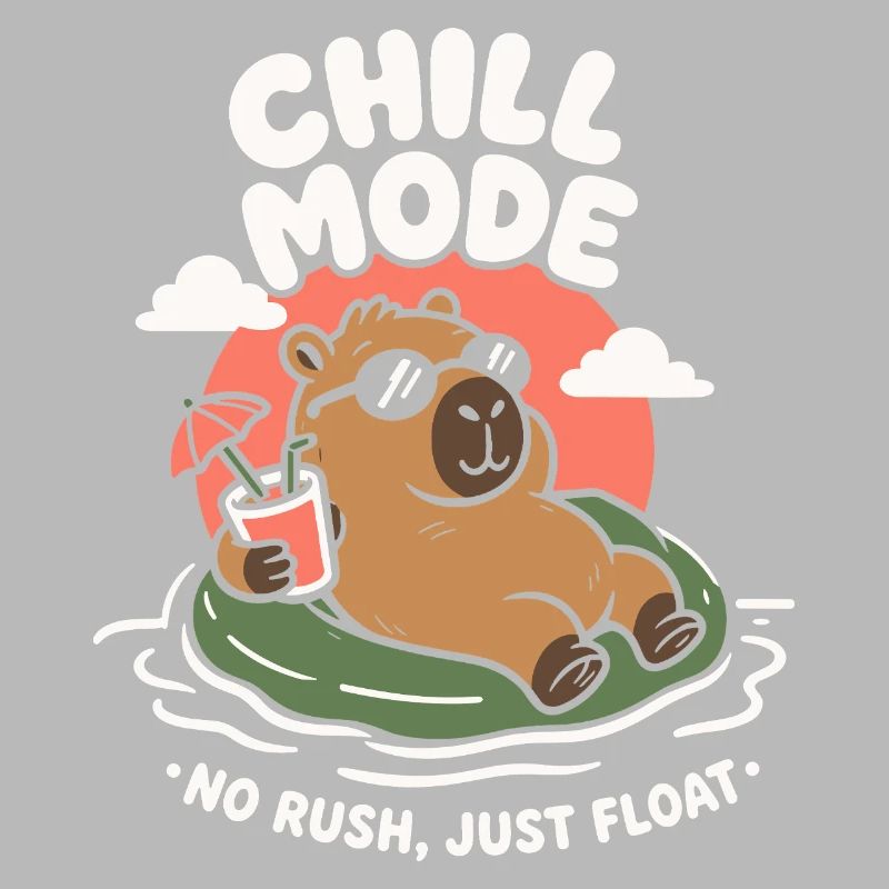 Chill Mode Summer Capybara