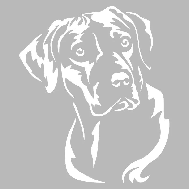 Rhodesian Ridgeback Kopf "Black Edition"