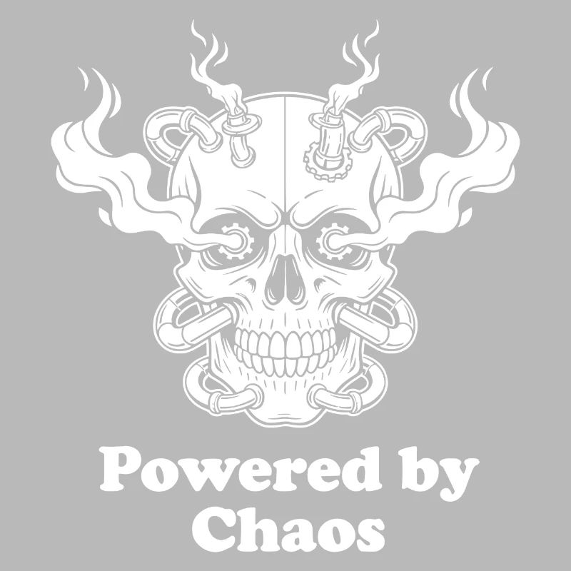 Chaos Flames Skull Pattern