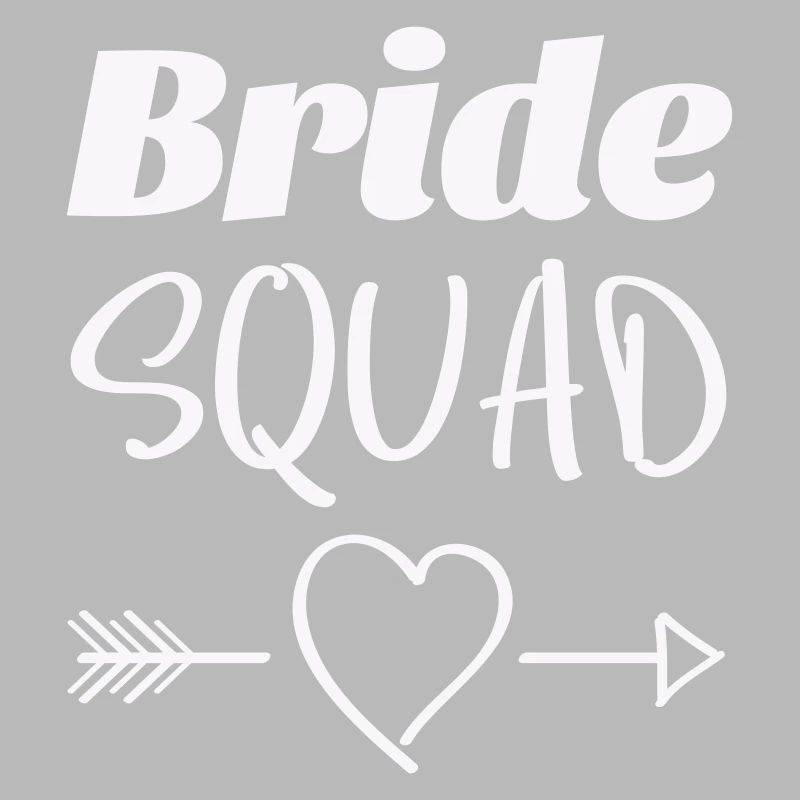 Braut Squad Herz Pfeil