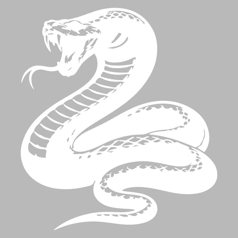 Schlange Python Silhouette