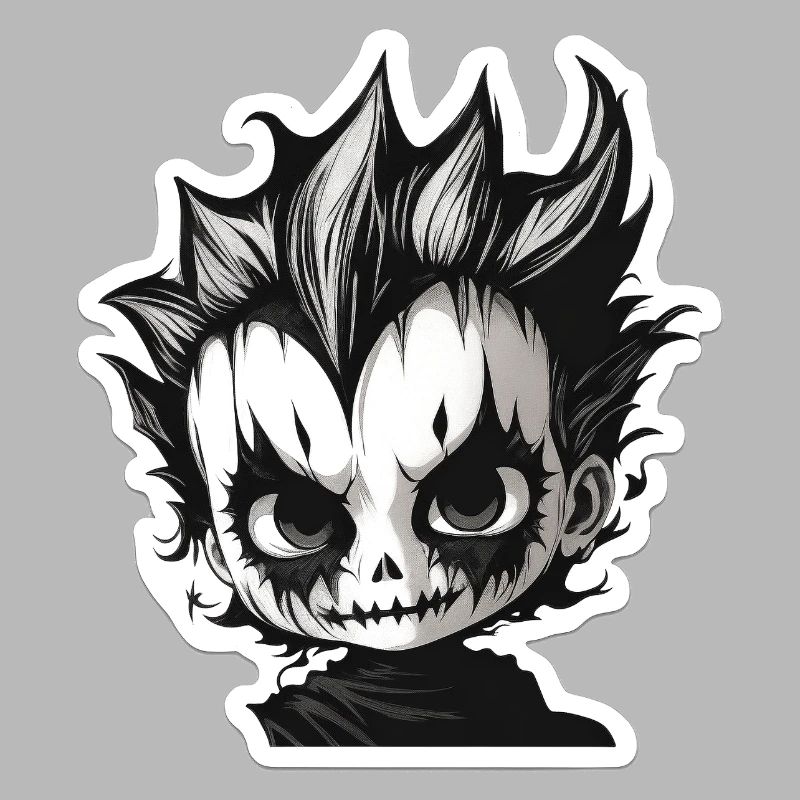 Spiky Skull Chibi