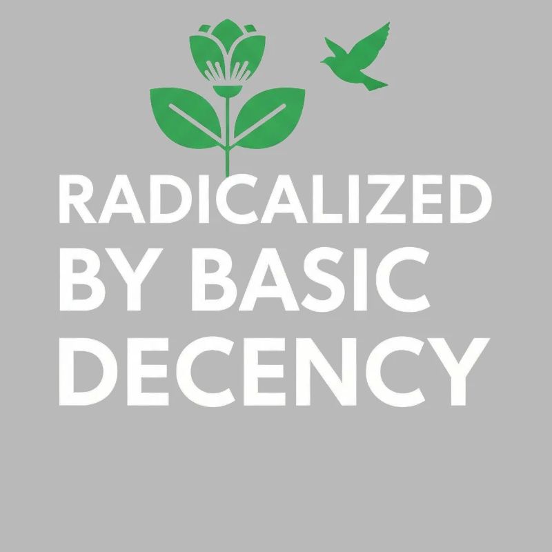 Radicalisé par la déclaration de décence de base sur le décalcomanie de chemise