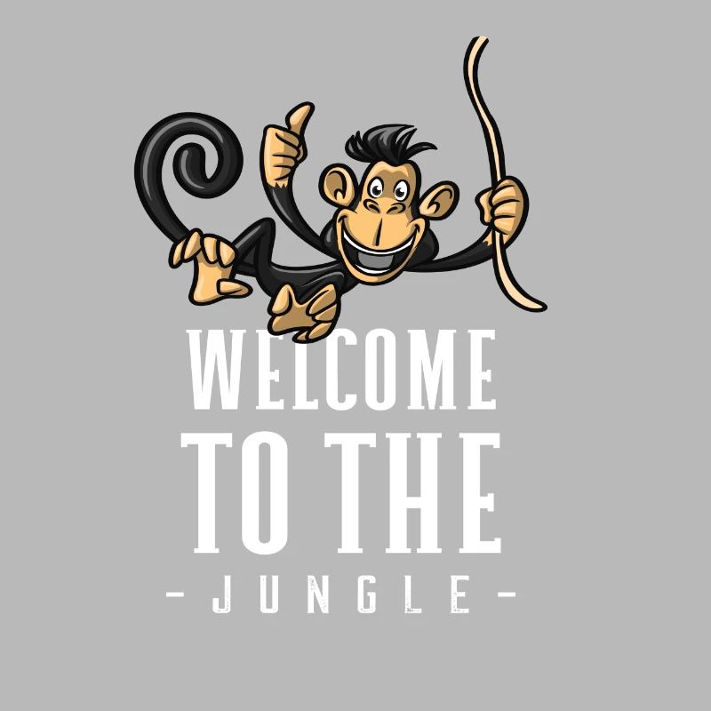 Jungle Monkey Welcome Design