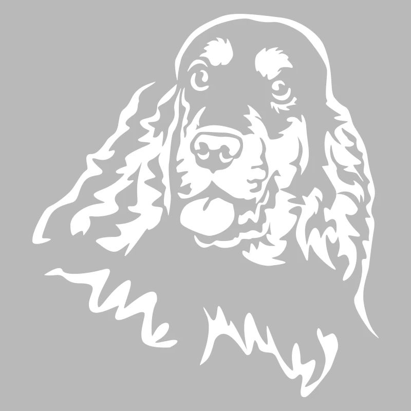 Cocker Spaniel Kopf "Black Edition"