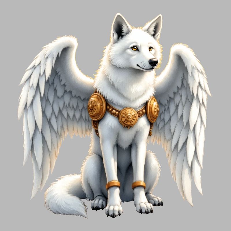 Sky Winged Wolf