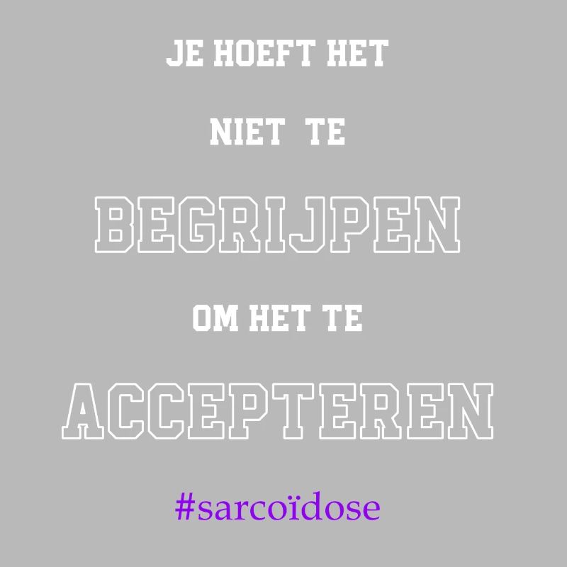 Acceptation de la sarcoïdose