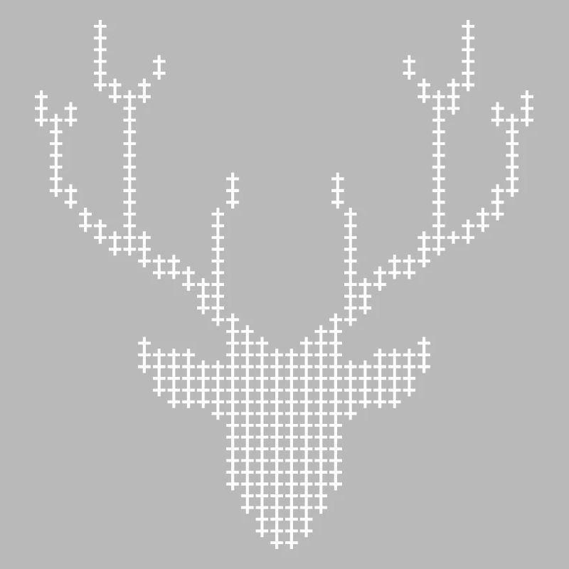 Pixel Deer-Geweihe