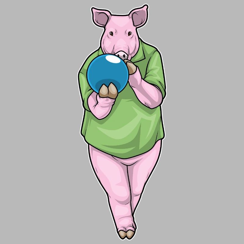 Cochon Bowling Boule de bowling