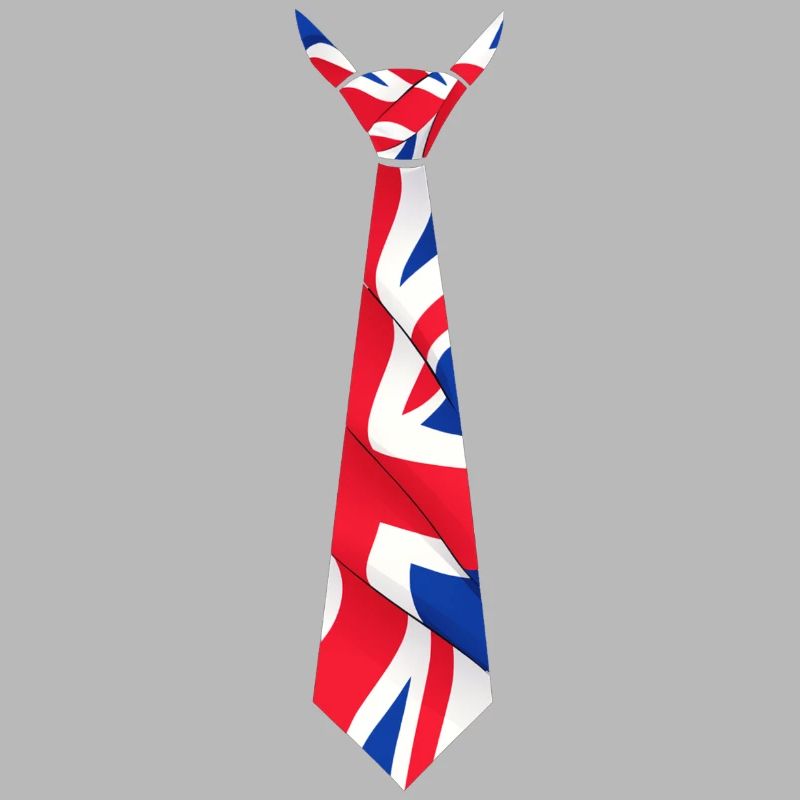 Cravate au Royaume-Uni – Drapeau