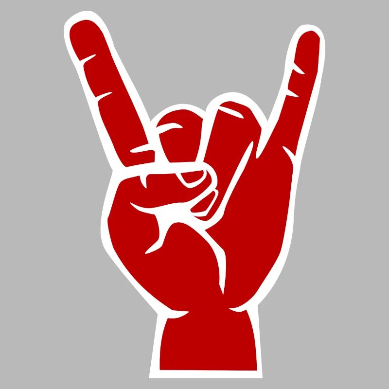 Devil's hand, Devil Rock cool metal symbol