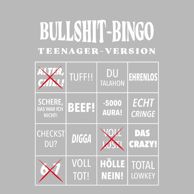 Bingo à la connerie – Version ado