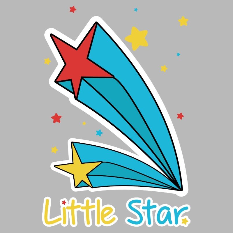 Little Star Shooting Comet Illustration