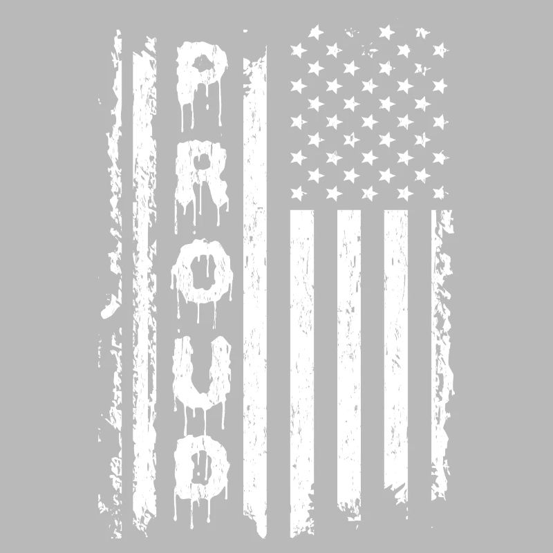 Drapeaux américains et graphiques de texte