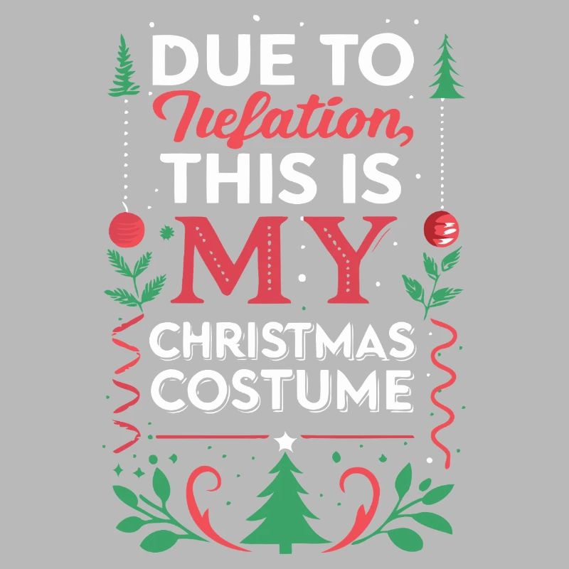Inflation-Weihnachtskostüm