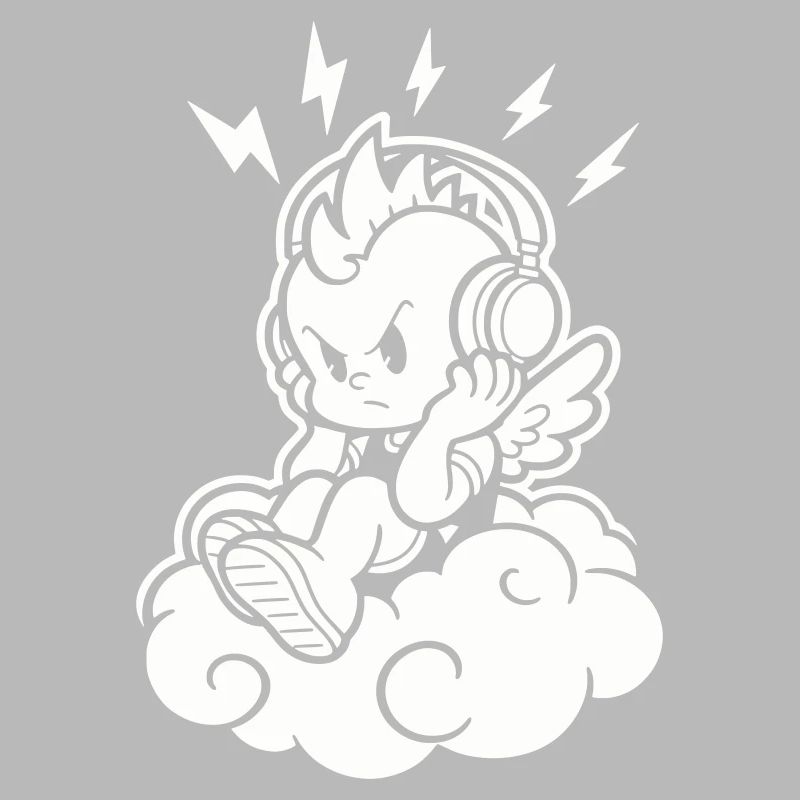 Punk Angel – Chérubin avec casque