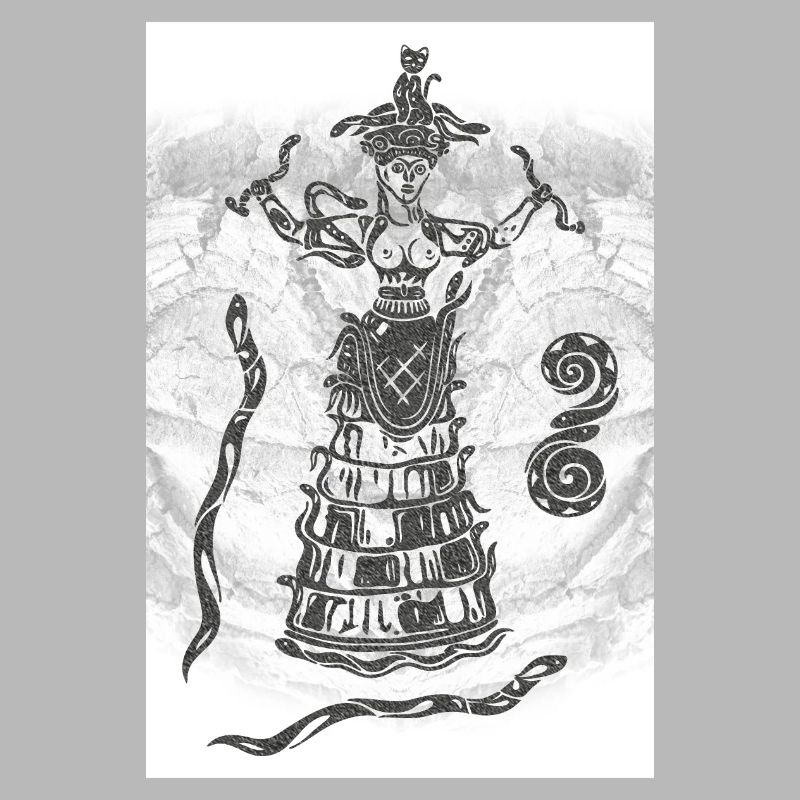 Déesse des serpents Déesse serpent