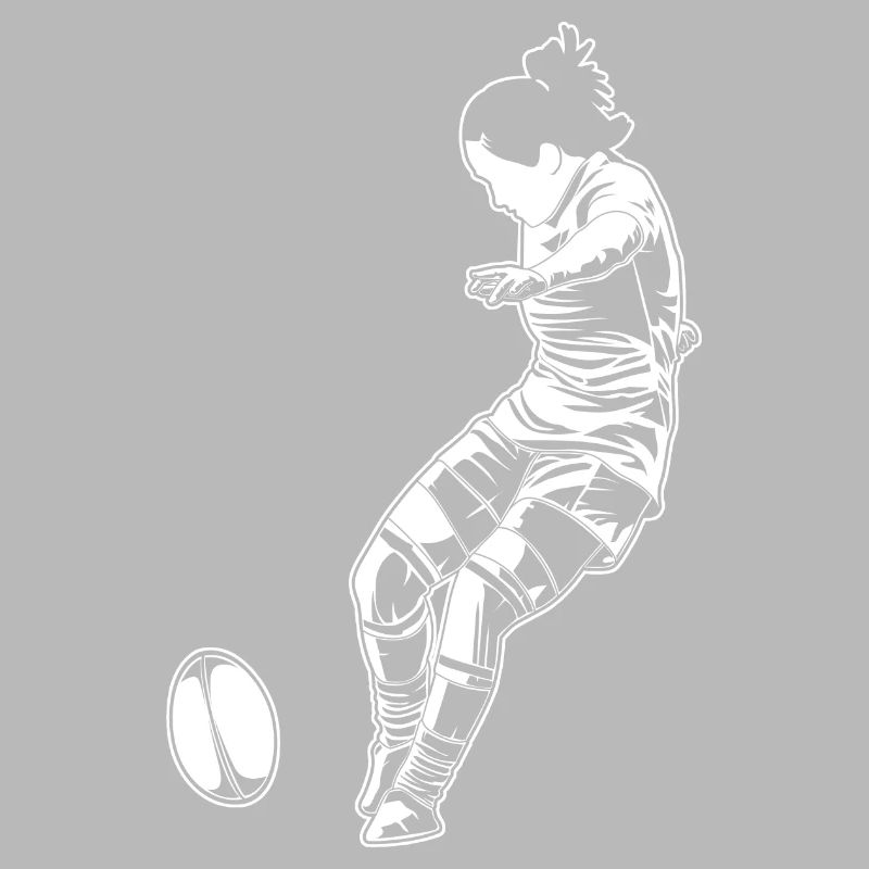 Rugbyspieler Mädchen