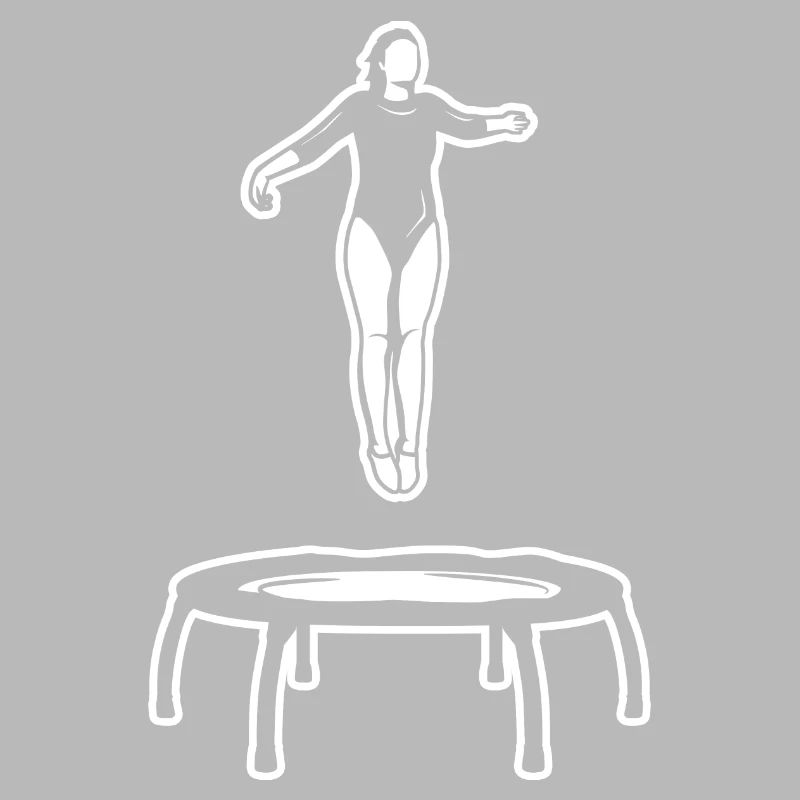 Trampolinspringerin Mädchen