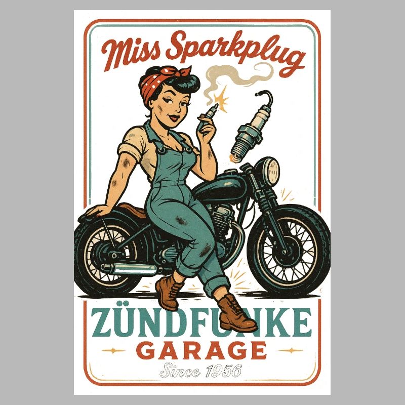 Miss Sparkplug – Zündfunke Garage Queen