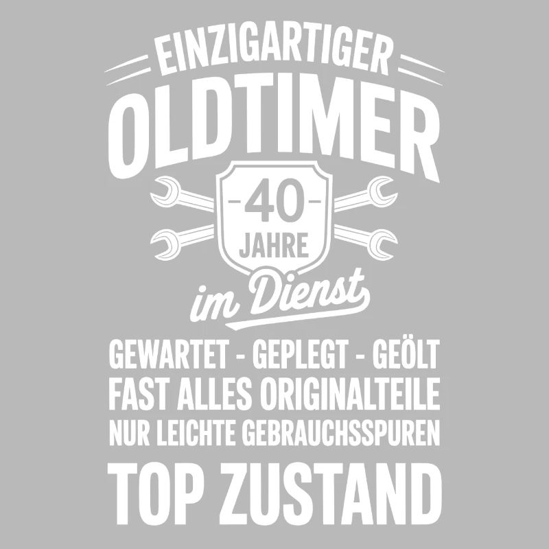 40 ans de service - anniversaire de travail oldtimer