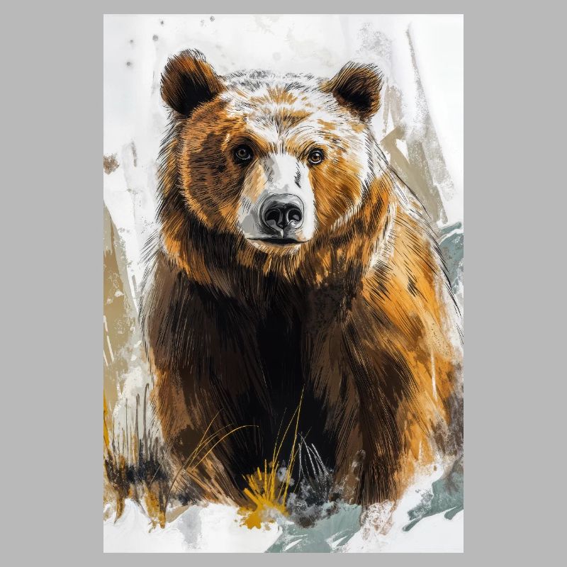 Illustration eines Bären