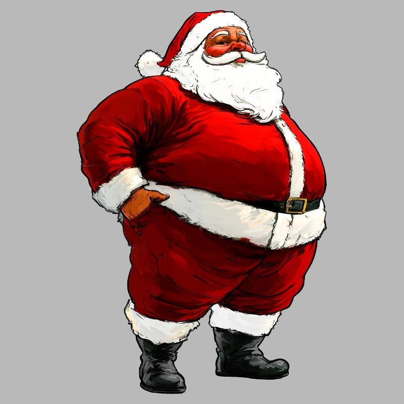 Dicker Weihnachtsmann