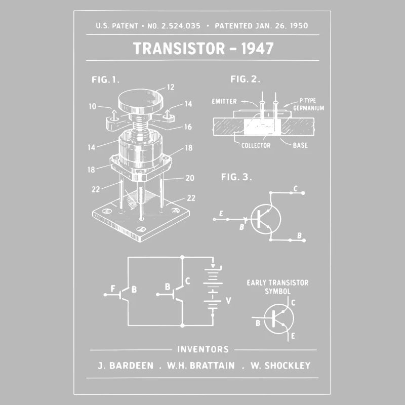 Transistorpatent-Bauplan