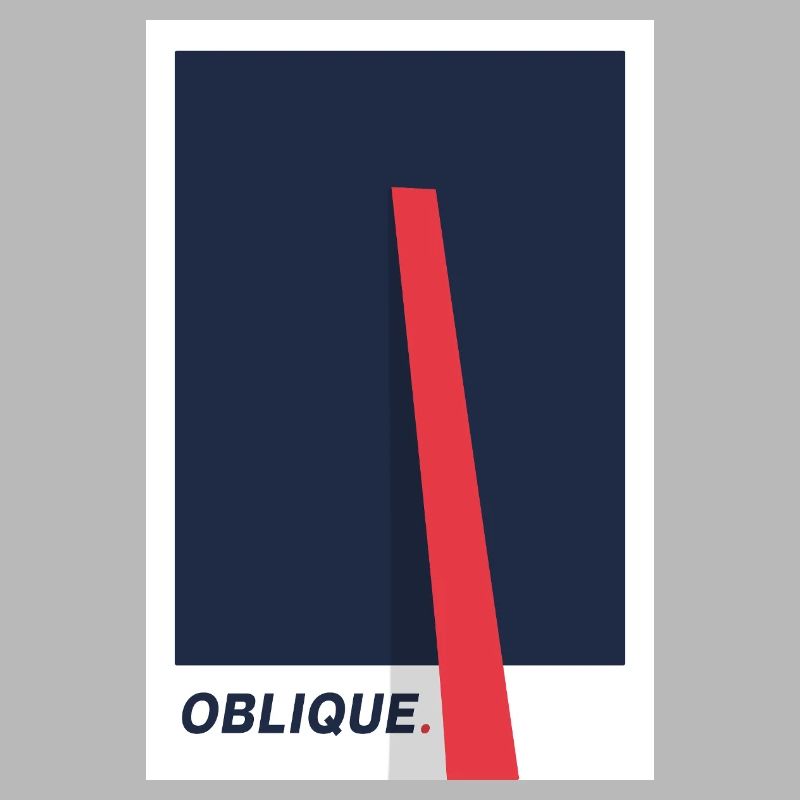 Oblique. Déclaration sur la typographie moderne