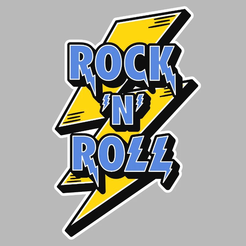 Logo Rock 'n' Roll avec éclair