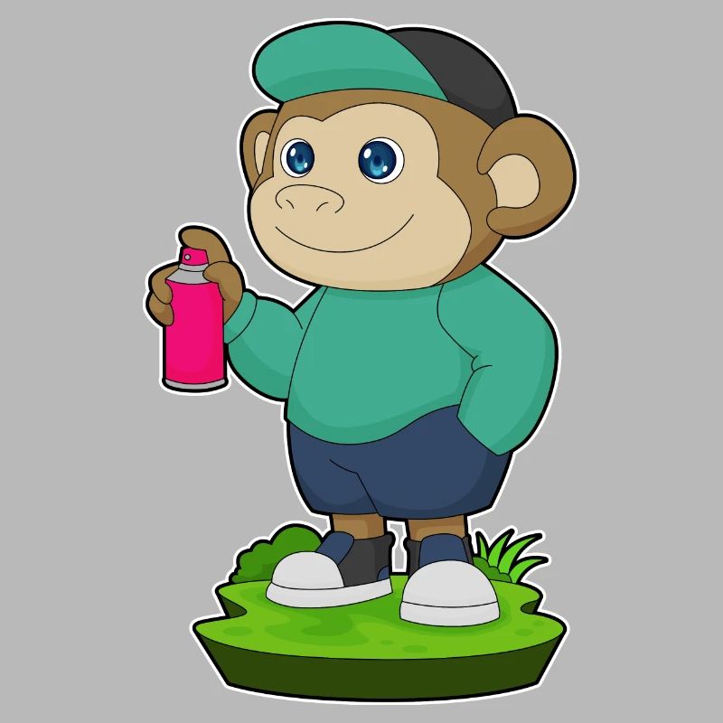 Monkey Sprayer Spray Can