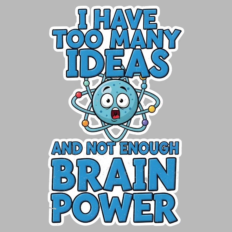 Brain Power Comic Shirt Geschenk
