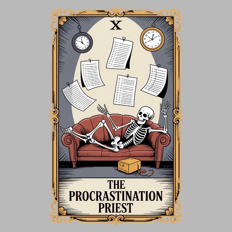 The Procrastination Priest Skeleton Procrastination