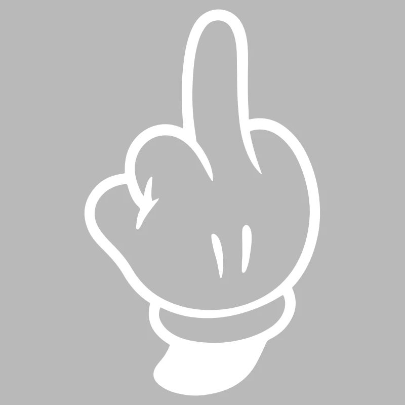 Mittelfinger Hand Comic