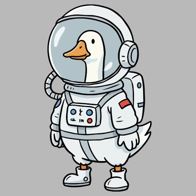 Astronaute de l’Oie de l’Espace