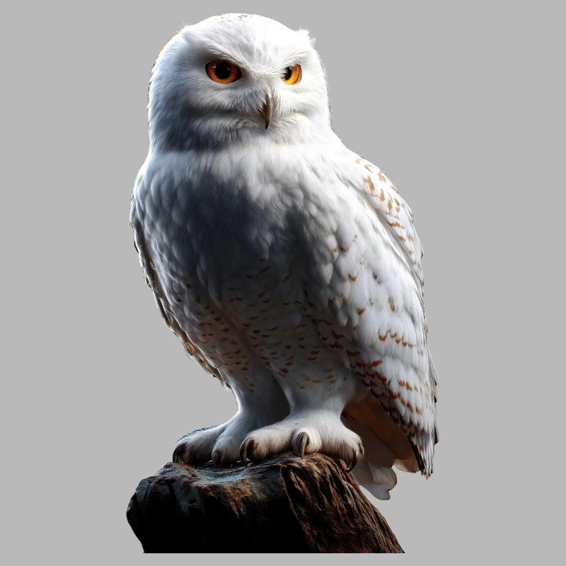 Schneeeule Weiße Eule Kauz Uhu Owl Schnee Eulen