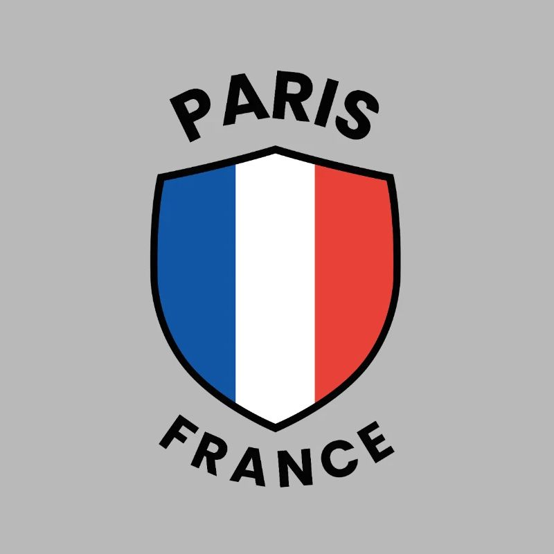 Conception du drapeau de Paris sur le bouclier