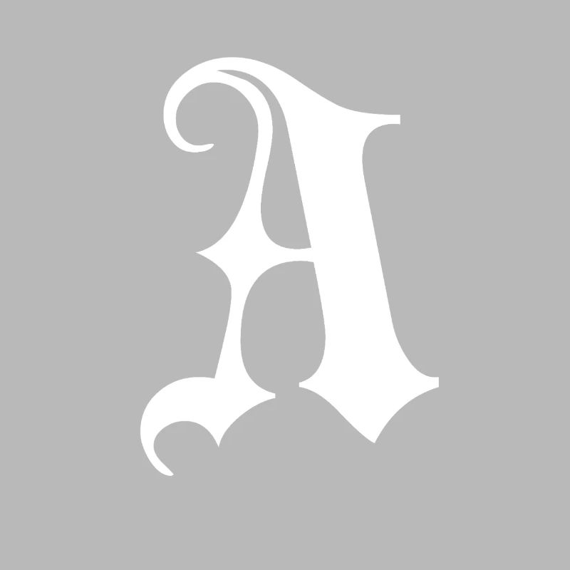 Gotische Monogramm Ein Schrift