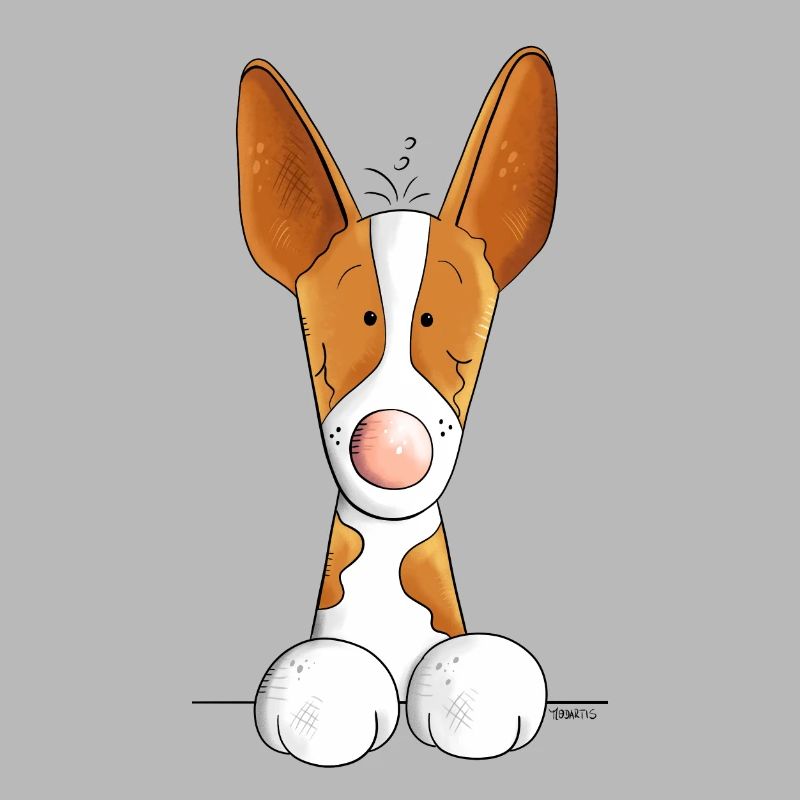 Neugieriger Podenco