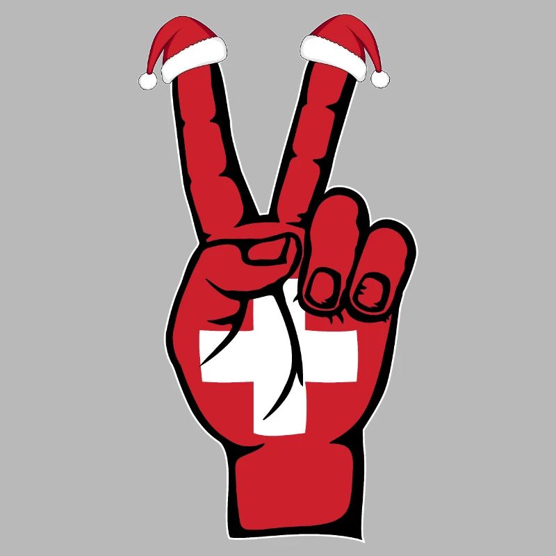 Drapeau de la Suisse Noël Symbole de la paix